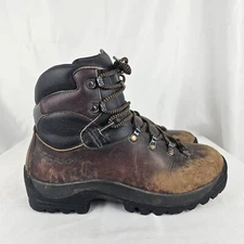 Scarpa BXX 66002 Hiking Boots Brown Leather Vibram Size 39.5(Mens 7, Womens 8) 