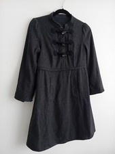Marc Jacobs Grey Wool Blend Coat, Size Small