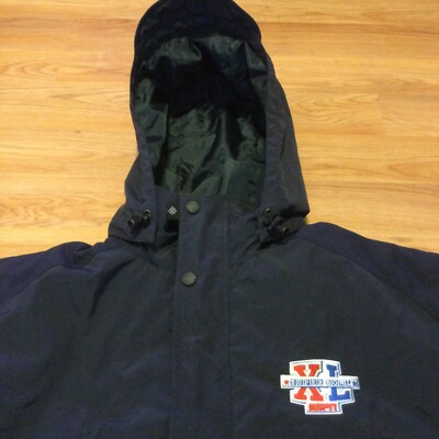 Vintage 2006 ESPN Super Bowl 40 XL coat XL jacket hooded NFL