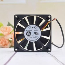 T T 8015HH12B-NF1 DC12V 0.50A 8CM 8015 3-Wire Cooling Fan