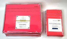Cosy House Collection 1500 Series Bed Sheet Set 6 Piece Set Cal King Brink Pink