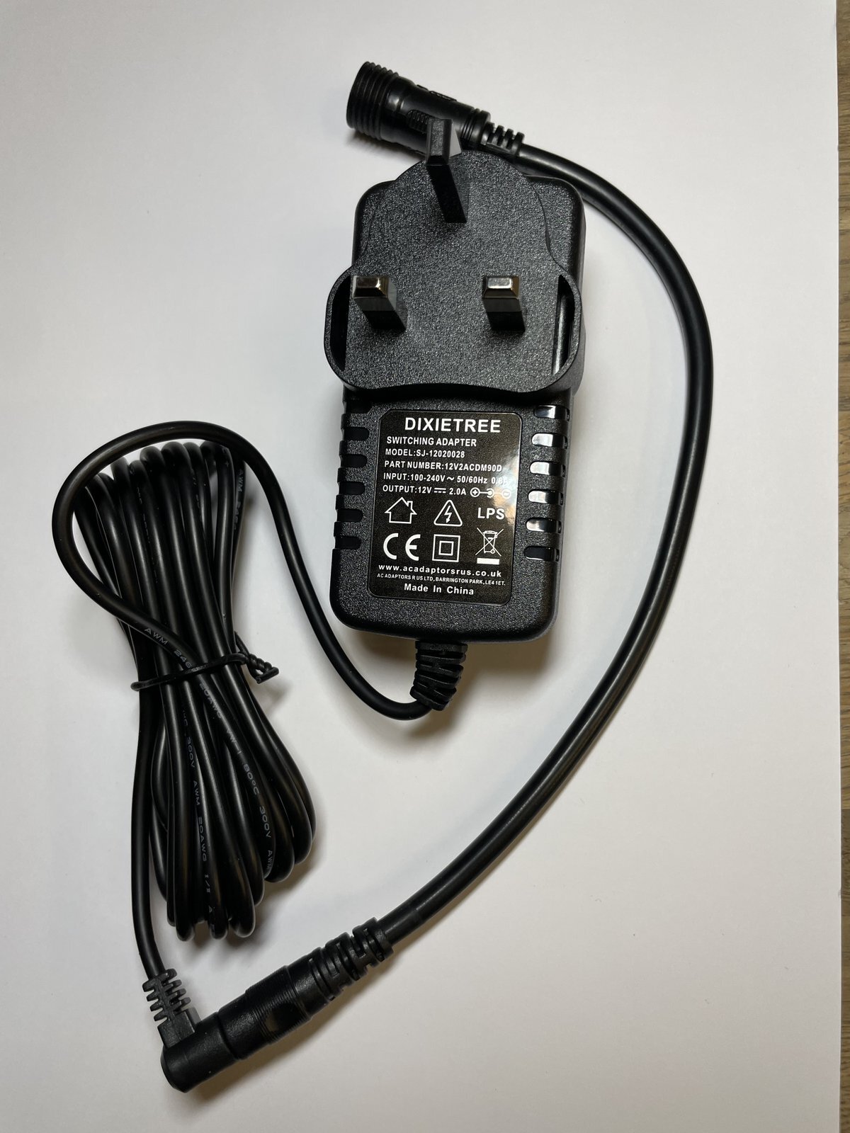 Replacement for 12.0V 12V 2.00A 24.0W LED Driver XY1202000BO UK Plug