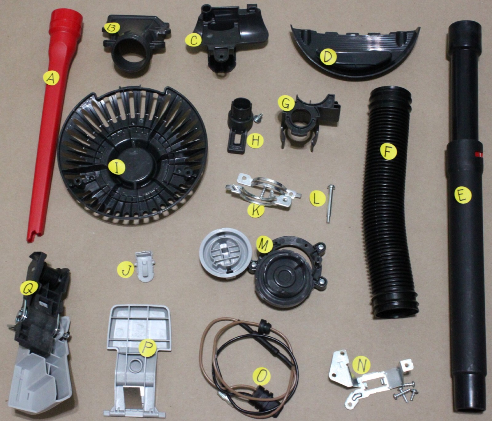 Genuine Hoover Windtunnel Lower Hose Cord Wrap Cord Hook - Foto 11