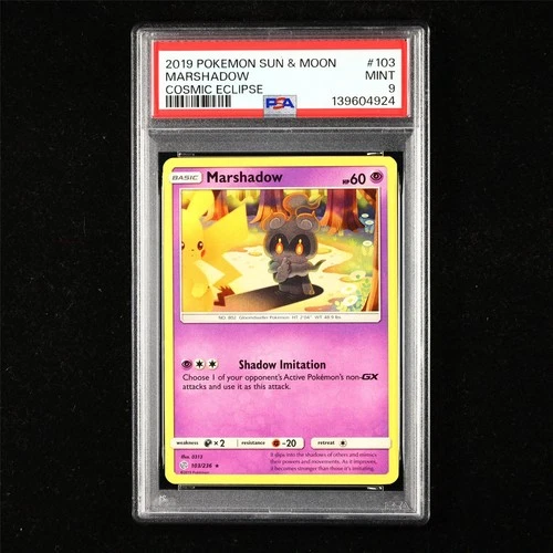 PSA 9 MINT 2019 Pokemon ENG Marshadow 103/236