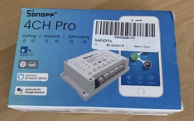 SONOFF 4CH Pro 4 Kanal WLAN wifi Smart Schalter, 4 Relais Module - DC/AC - OVP