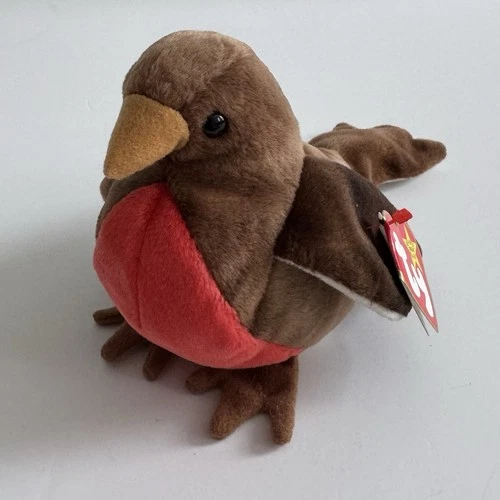Ty Vintage 1997 Beanie Baby “Early” the Robin” Non-smoking Mint NWT