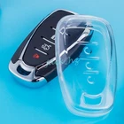 Transparent Clear Smart Car Key Fob Cover Case Accessories For Chevrolet Chevy