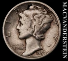 1937-D Mercury Dime- Scarce Better Date- No Reserve #K549
