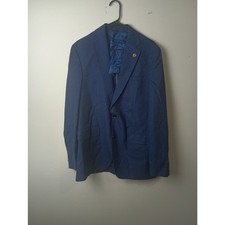 TED BAKER "KARL CT" Blue Trim Fit Jacket Size 42 L Men's Sports Jacket Business