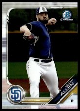 2019 Bowman Chrome Prospects Logan Allen San Diego Padres #BCP-19
