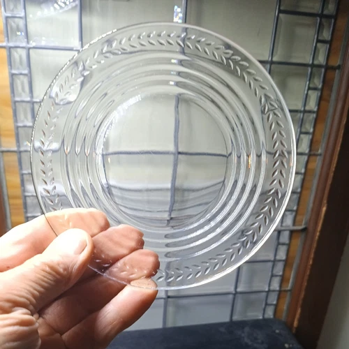 9-LAUREL Seneca  FEDERAL GLASS 145R-1  Pre-owned 4-8.5" & 5-6" VINTAGE RARE.db