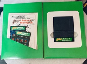 Intellivision Las Vegas Poker Blackjack CIB Cleaned & Tested EXCELLENT CONDITION