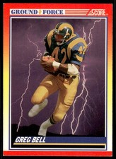 1990 Score Greg Bell Los Angeles Rams #328