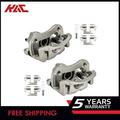 Fits 2004-2005 2006-2007 Toyota Highlander Rear Brake Calipers w/ Bracket 2PC