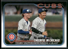 2024 Topps #371 Cheerful In Chicago Crow-Armstrong/Suzuki Cubs