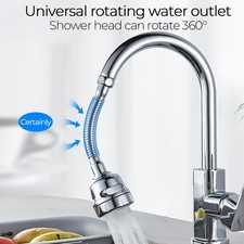360 Rotating Sink Faucet Movable Kitchen Tap Head Water Saving Nozzle Sprayer