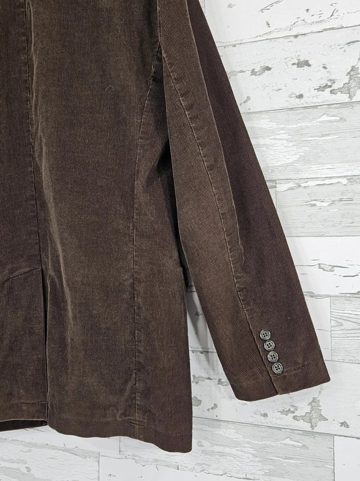 J Crew Vintage Style Corduroy Blazer Brown Mens Medium - Image 4 of 4