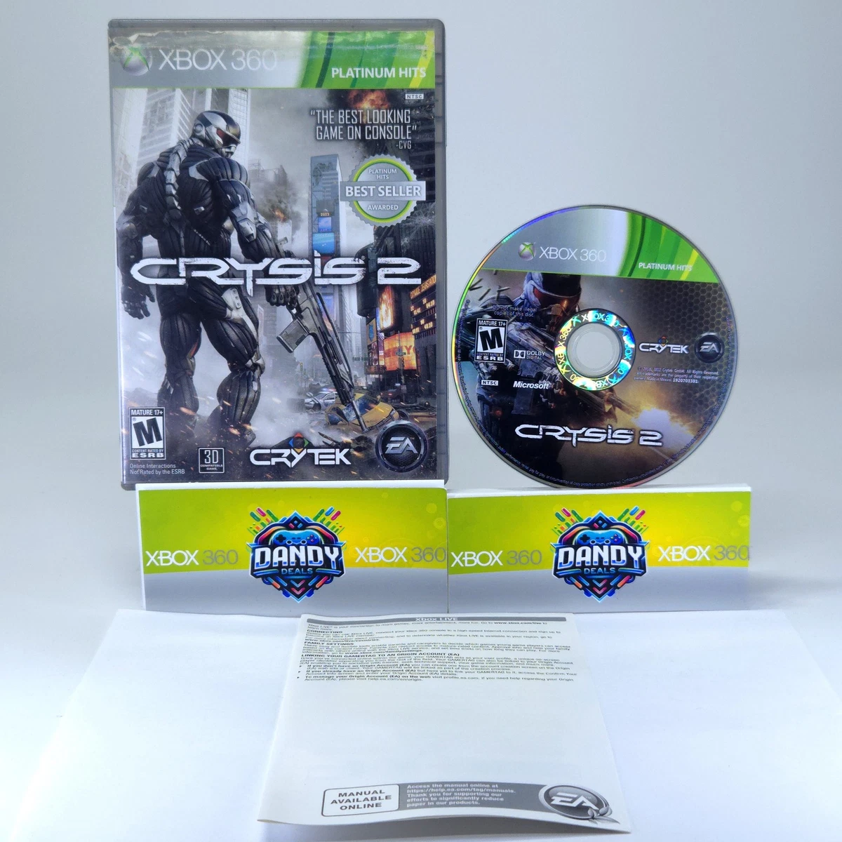 Microsoft Xbox 360 Video Games Crysis 2 for sale | eBay