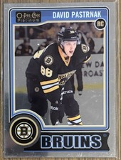 DAVID PASTRNAK 2014/15 OPC O-Pee-Chee PLATINUM ROOKIE CARD BOSTON BRUINS!. rookie card picture