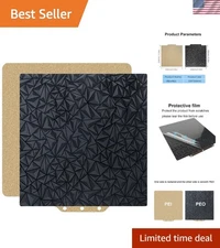 Textured PEI and Smooth PEO Steel Build Plate - Enhanced 3D Printing Experience