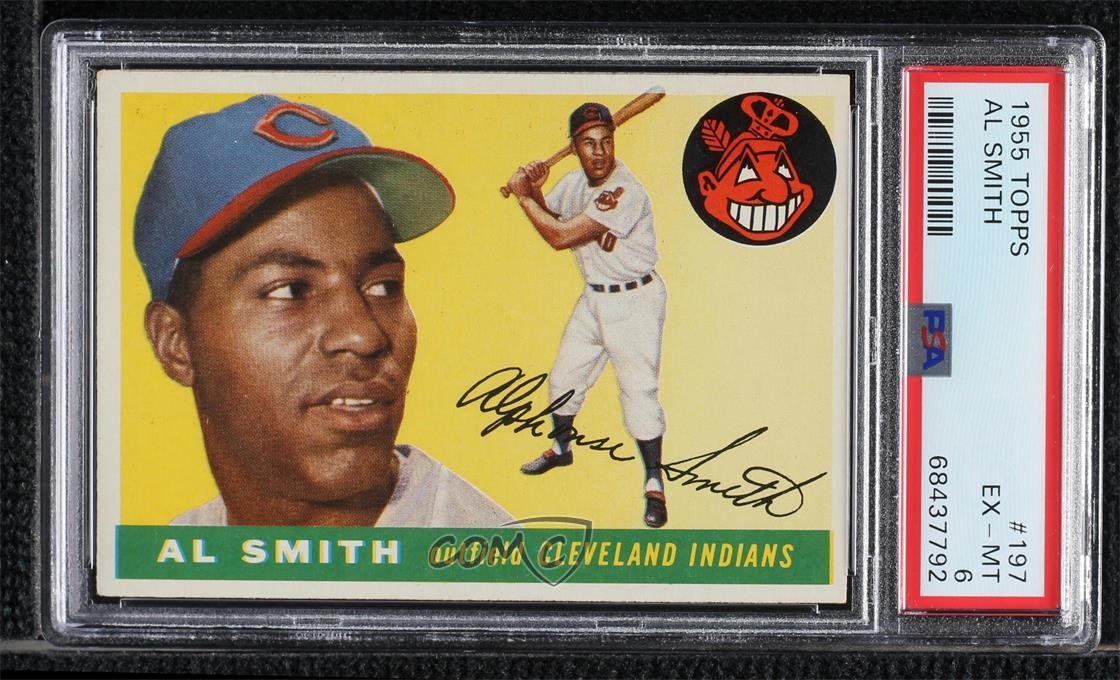 1955 Topps High # Al Smith #197 PSA 6