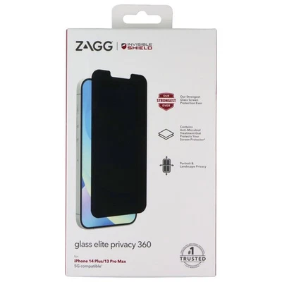 Zagg Invisibleshield Verre Elite Intimité 360 pour Apple IPHONE 14 Plus / 13 Pro - Photo 1/2