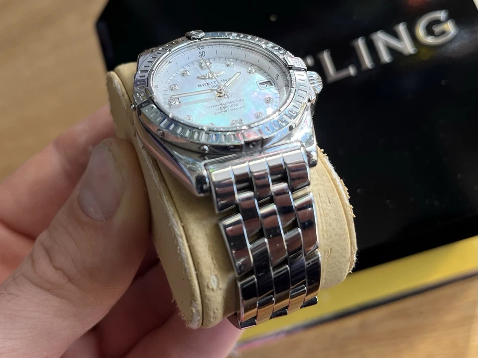 Orologio Donna Breitling Callisto Quarzo A77346 Chronometro - Immagine 3 di 4