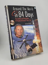 Rare Astronaut "Jerry Carr" Hand Signed  Book "Around The World In 84 Days"