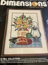 New Vintage Dimensions  “ A Fall Collection” 11x14” Cross Stitch Kit 3568