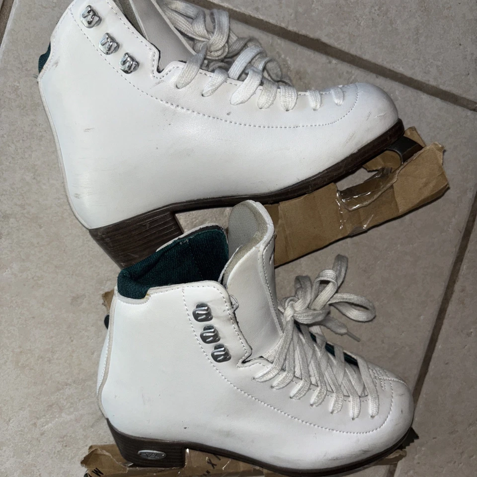 Talla 3 - Patines artísticos Riedell Youth White Ice Foto 3 de 4
