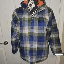 Hanna Andersson Hanna Outdoor Boys Plaid Jacket Lined Reflective Size 160- 14/16
