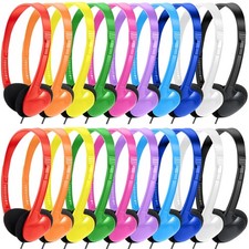 Bulk Earbuds Headphones 50 Pack for School Classroom,Wholeslae Wired Adjustab...