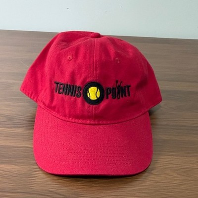 Red Tennis Point Cap NWOT