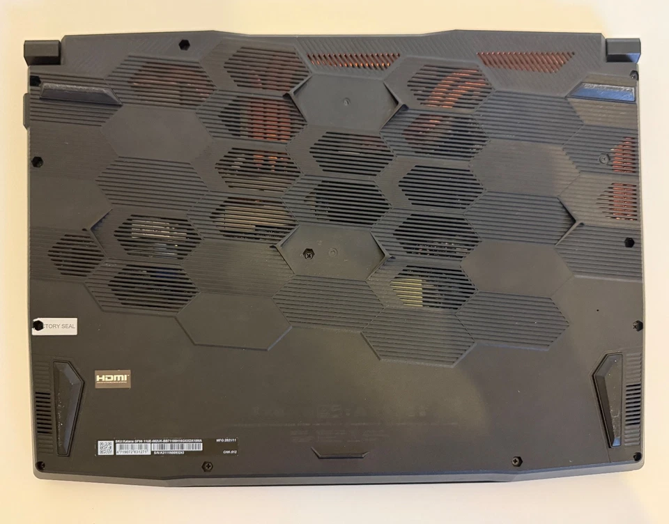 MSI Katana GF66 Gaming Laptop Intel  i7-11800H, RTX 3060, 1 TB SSD, 16G Ram - Image 4 of 4