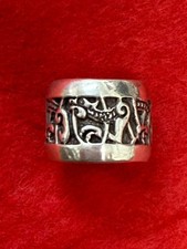 Authentic Chrome Hearts Dragon Band Ring Ster...