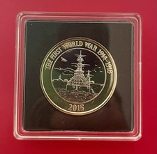2015 Royal Navy First World War £2 Two Pound BUNC Coin Capsuled