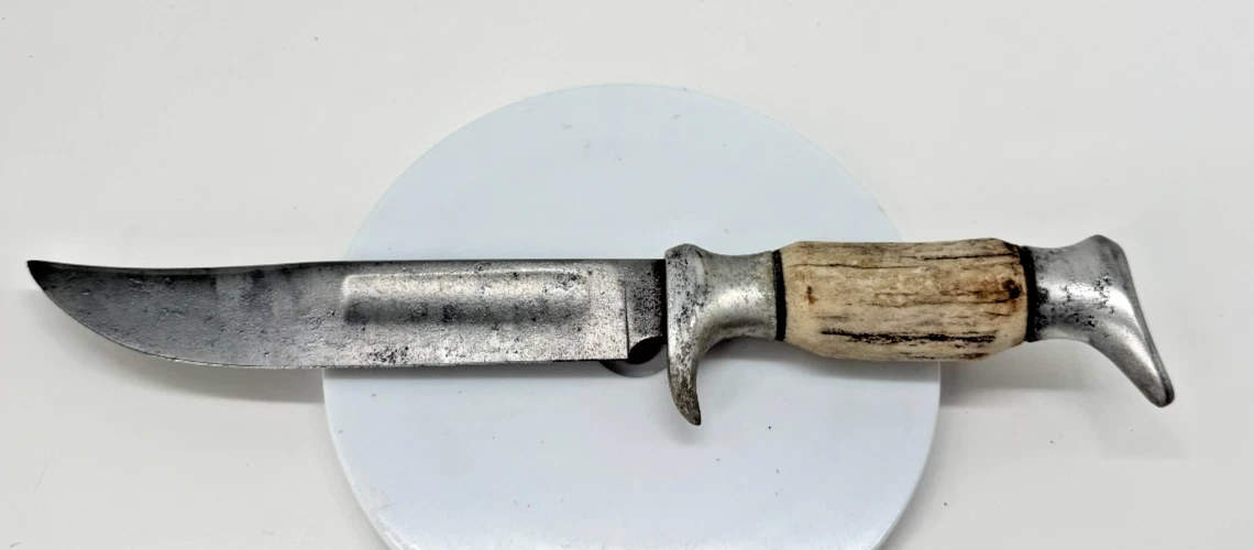 Edge Brand Stag/Antler Handle Hunting Collectible Vintage Fixed