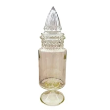 Apothecary Glass Bullet Candy Pedestal Jar