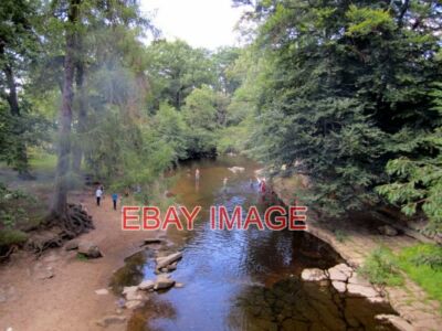 FOTO TEUFEL WASSER DILSTON BLICK FLUSSABWÄRTS VON LORDS BRIDGE. EIN FEUER AUF DEM VERBAN