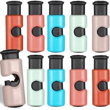 Squeeze and Lock Bread Bag Clips 10 Pcs Colored Bag Clips Chip Clips
