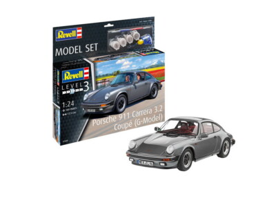 Revell 1/24 Porsche 911 Carrera 3.2 Coupe (G-Model) Model Set (kit & paints)