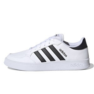 Adidas Breaknet Tennis Shoes White Black Men's FX8707 Leather Authentic  street | eBay