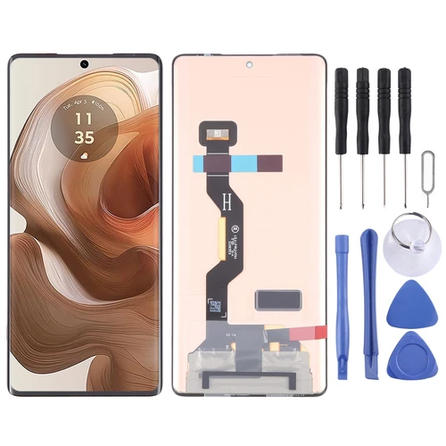 For Motorola Edge 50 Ultra Original P-OLED LCD Screen w/ Digitizer Full Assembly