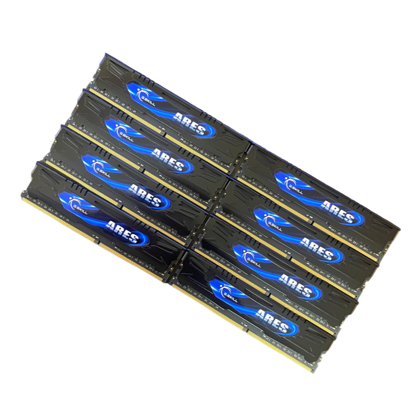G.Skill 64GB 8Gx8 DDR4-3600 CL16-16-16-36 1.35v F4-3600C16Q2-64GAK