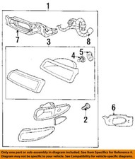 Gm Oem 97-03 Grand Prix Front Lamps Headlamp Components-lens Housing 19149590 Gm Oem 97-03 Grand Prix Front Lamps Headlamp Components-lens Housing 19149590