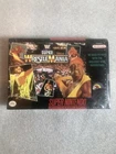 WWF Super WrestleMania (SNES, 1992) NEW FACTORY SEALED