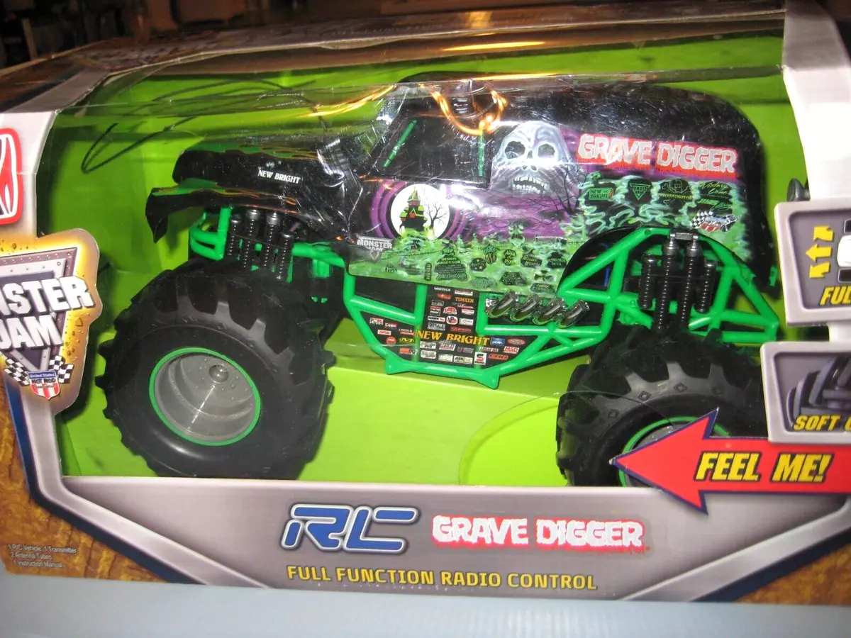 New Bright F F Monster Truck Jam Grave Digger RC Car 1 15 Scale