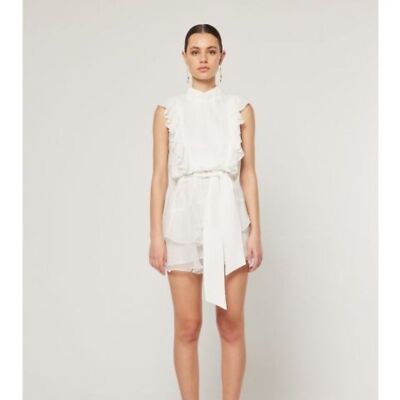 ELLIATT Maree Mini Dress in Ivory NWT Women Dress Size Small