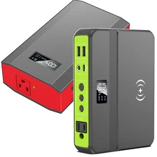 Portable Power Bank AC 65W-85W Phone Charger Camping Trip Travel Battery Backup