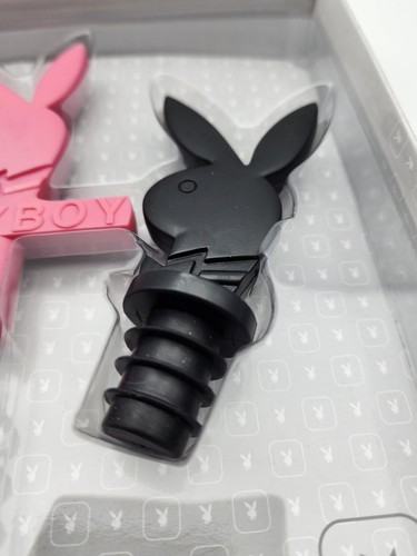 Playboy Wine Lovers Cork Screw, Wine Stopper and Bottle Opener Set New - Picture 9 of 10